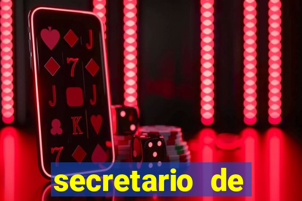 secretario de esporte salario